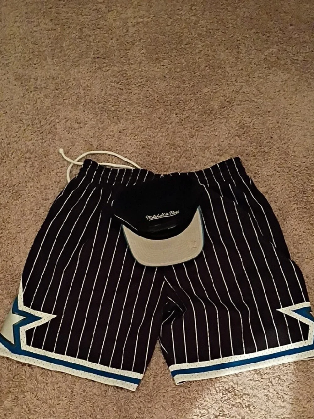 ORLANDO MAGIC MITCHELL & NESS NBA SHORTS & M & N MAGIC SNAPBACK